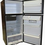 Black color European styled EZ-15 gas refrigerator