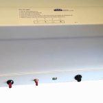 Freezer ignition control panel and thermostat adjustment knob