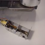 EZ Freeze natural gas refrigerator burner assembly removed